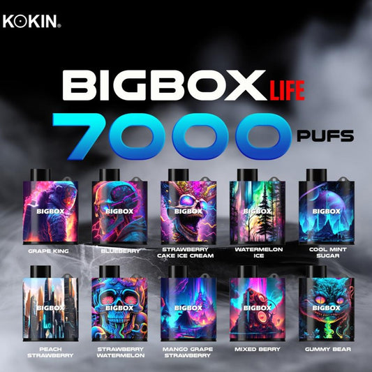Kokin Big Box 7000 Puffs Disposable Vape