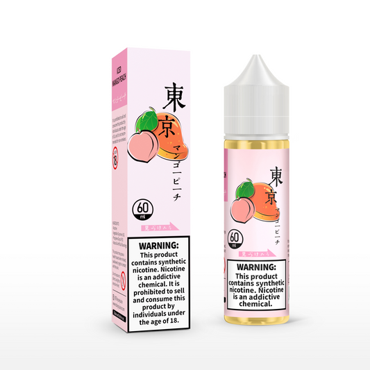 Iced Mango Peach by TOKYO E-liquid - Tropical Fruits and Refreshing Ice.