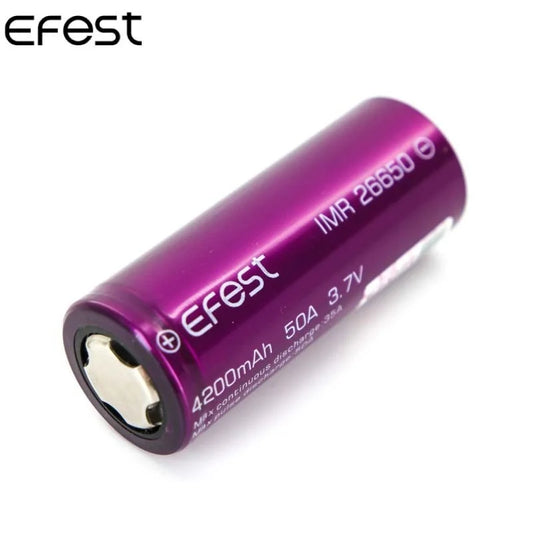 Dependable Efest 26650 Battery - 4200mAh, 50A for Long-lasting Power and Performance