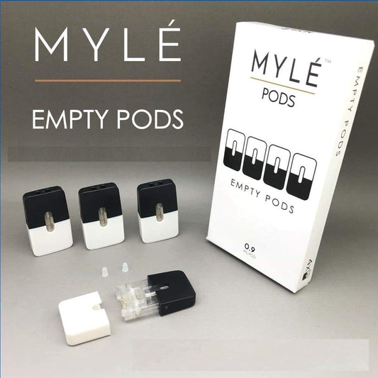MYLE EMPTY PODS: Refillable Cartridges for Customized Vaping Experience