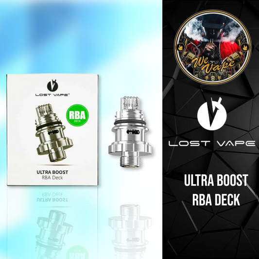 Lost Vape Ultra Boost RBA Deck - Elevate your vaping with customizable coil building and enhanced flavor experience.