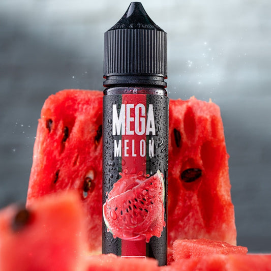 Mega Melon by GRAND - A delightful blend of ripe melons in e-liquid form, perfect for a refreshing vaping experience.