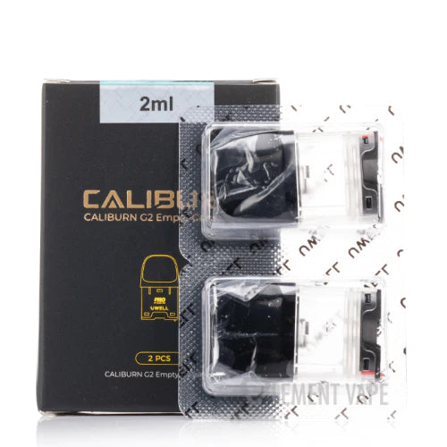 UWELL Caliburn G2 Replacement Empty Pods - 2ml Capacity, Pack of 2