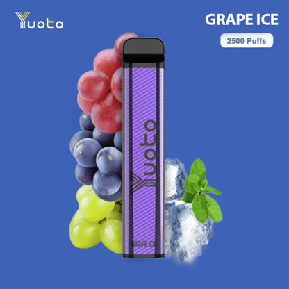 Grape Ice Flavor: Refreshing and icy grape vape for a cool and satisfying vaping experience.