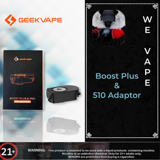 Geekvape Boost Plus and Pro 510 Adapter - Versatile and Enhancing Vaping Accessories.