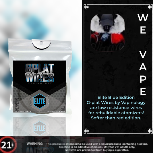 G-Plat Wire by Vapinology-Elite Blue Edition, are low resistance wires for rebuildable atomizers! Softer than red edition. 