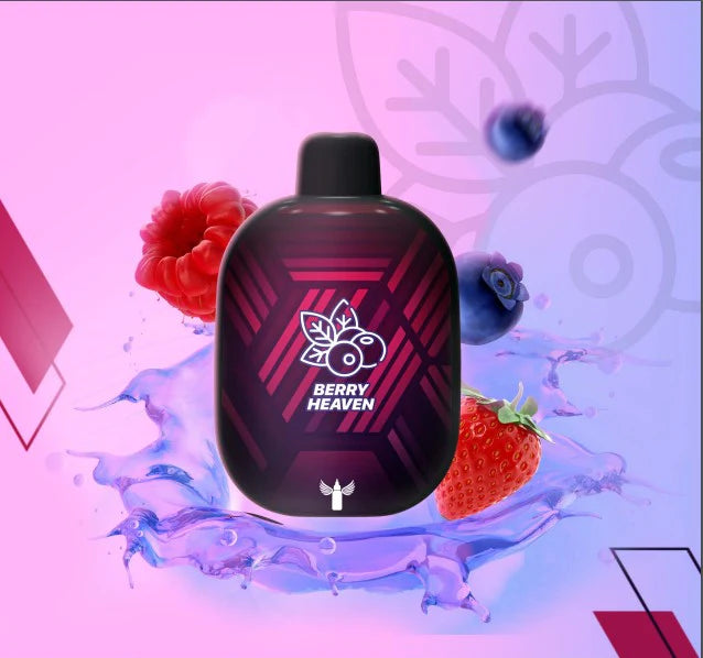  Panther Bar Berry Heaven rechargeable disposable vape by DR.VAPES, showcasing a heavenly blend of mixed berries for a delightfully fruity and satisfying vaping experience.