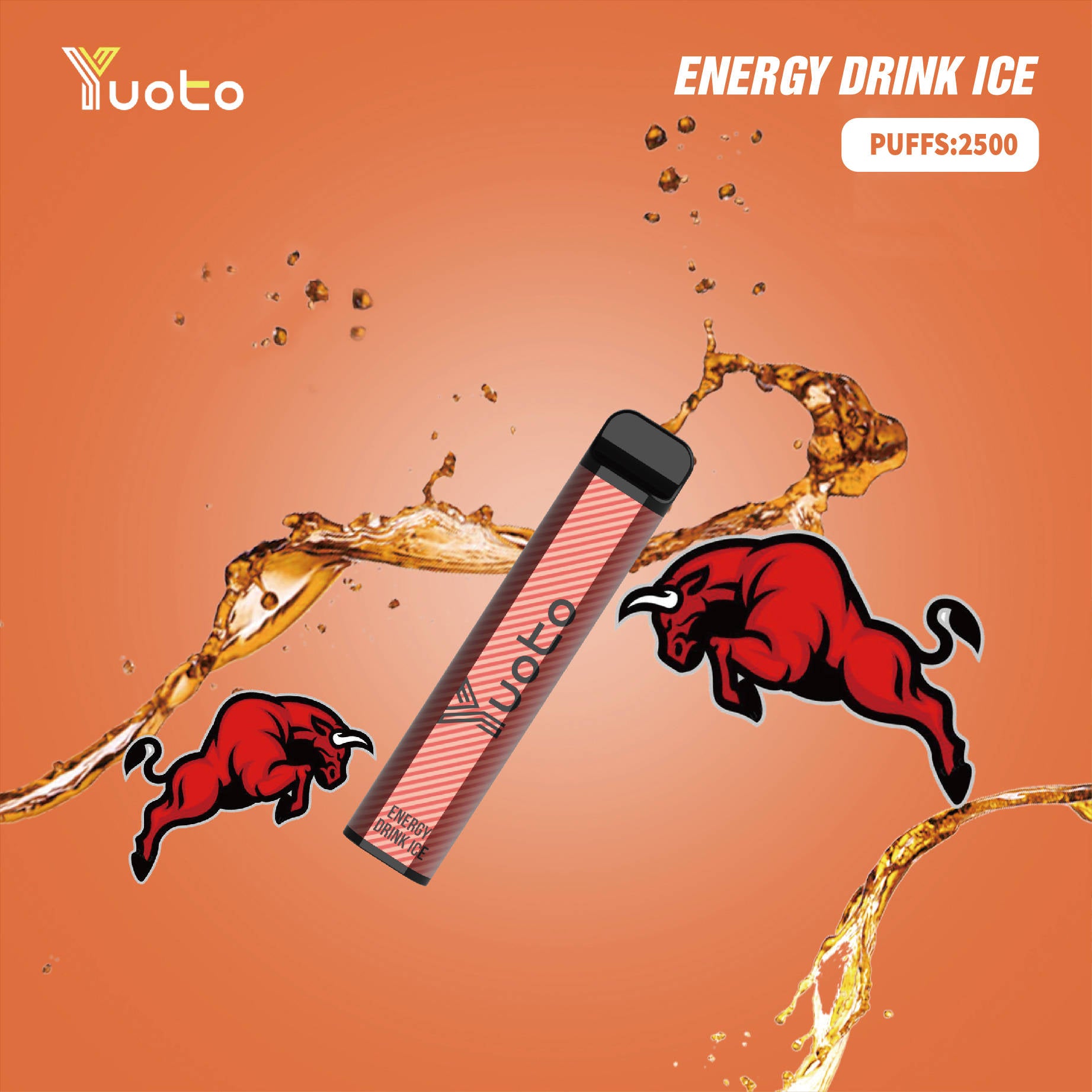 Energy Drink Ice Flavor: Cool and invigorating energy drink-inspired vape for an energizing and refreshing vaping experience.