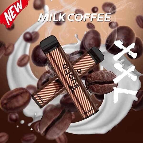 YUOTO XXL 2500 Puffs Disposable Vape - Milk Coffee Flavor: Rich and creamy coffee vape for a delightful vaping experience.