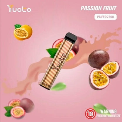 Passion Fruit Flavor: Exotic and tangy passion fruit vape for a refreshing vaping experience