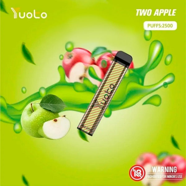 Two Apple Flavor: Crisp and juicy dual apple blend for a flavorful and enjoyable vaping experience.
