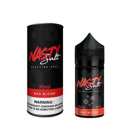 Bad Blood by NASTY JUICE Saltnic - A fusion of ripe berries and cool mint for an exciting vaping experience