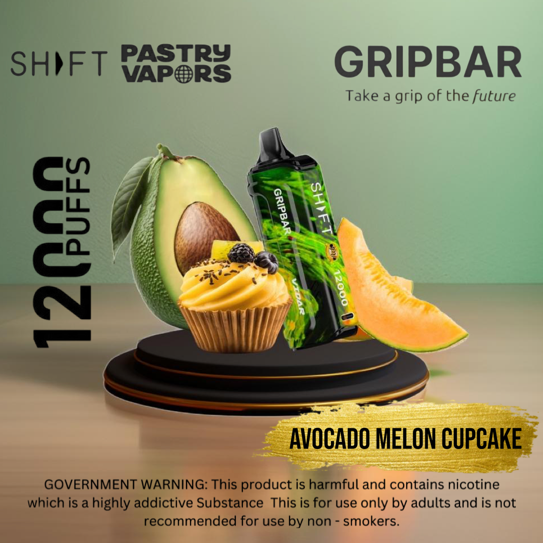 Shift - Pastry Vapors - Grip Bar 12000 Puffs Disposable Pod (30mg)