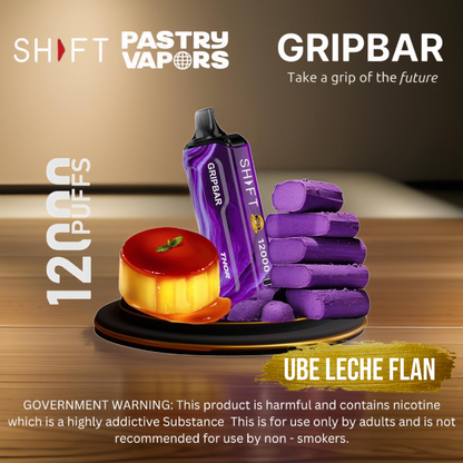 Shift - Pastry Vapors - Grip Bar 12000 Puffs Disposable Pod (30mg)