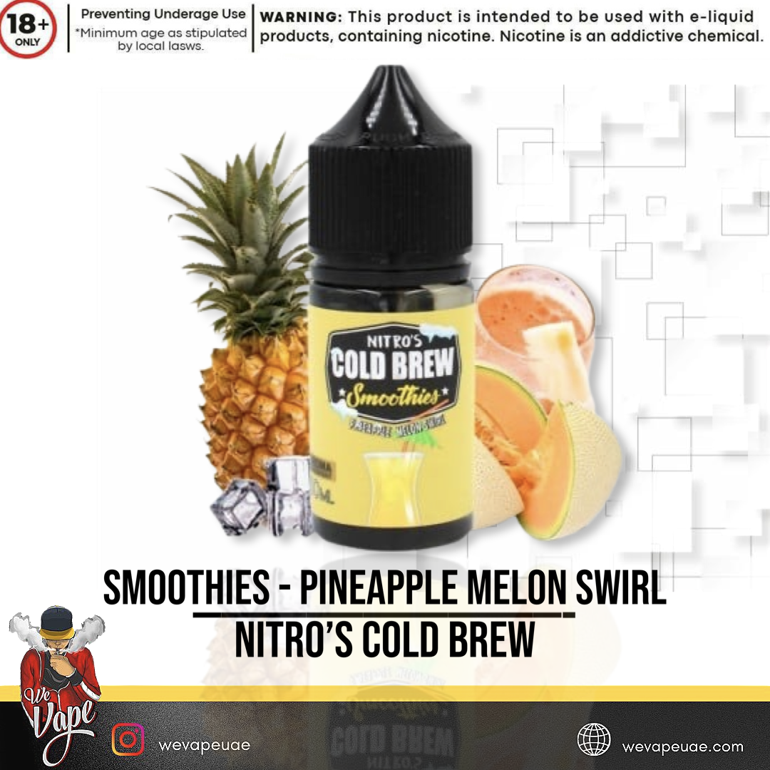 Smoothies - Pineapple Melon Swirl By Nitro's Cold Brew (Saltnic)