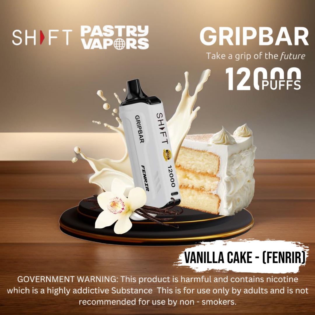 Shift - Pastry Vapors - Grip Bar 12000 Puffs Disposable Pod (30mg)