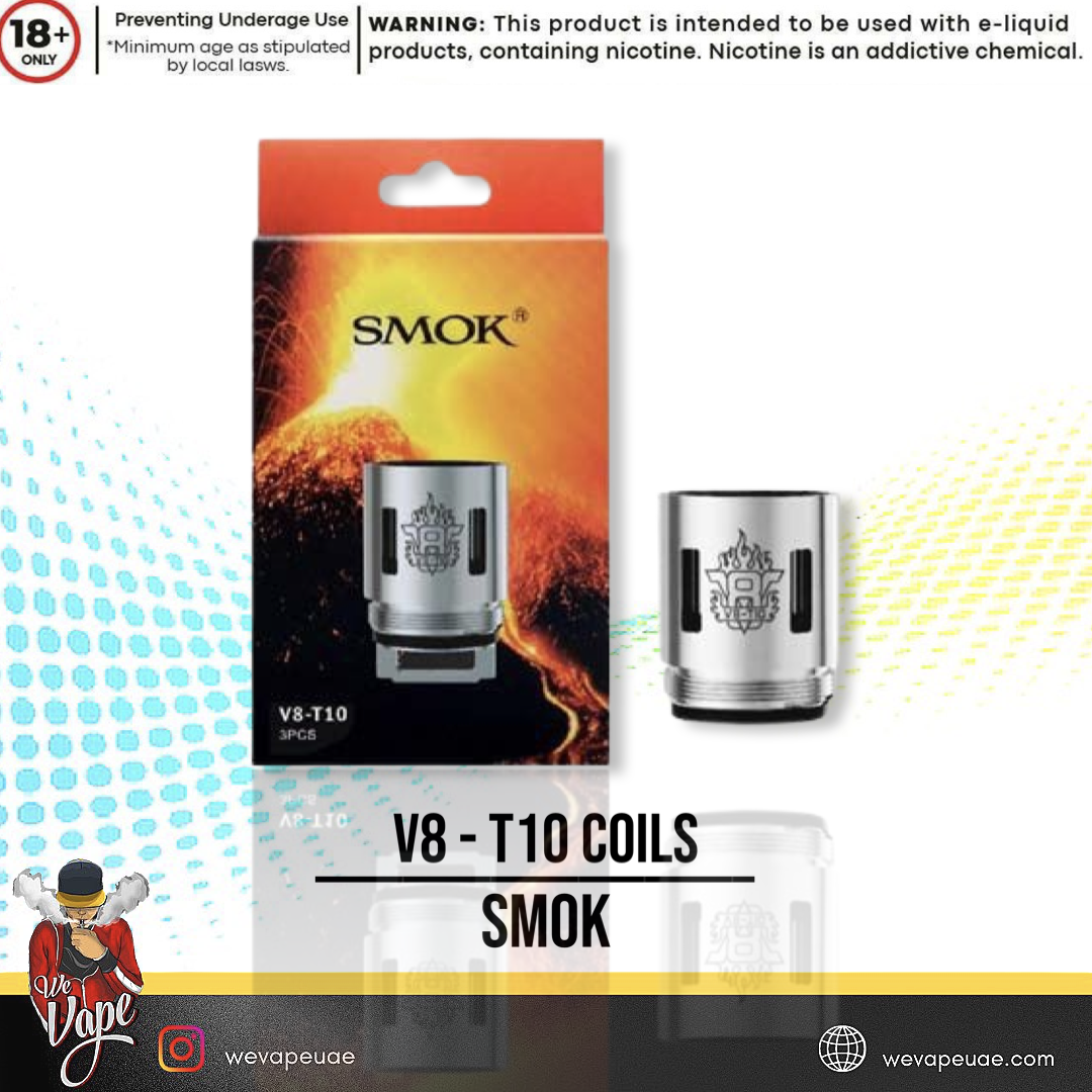 V8 - T10 Coils by SMOK - Premium vaping coils