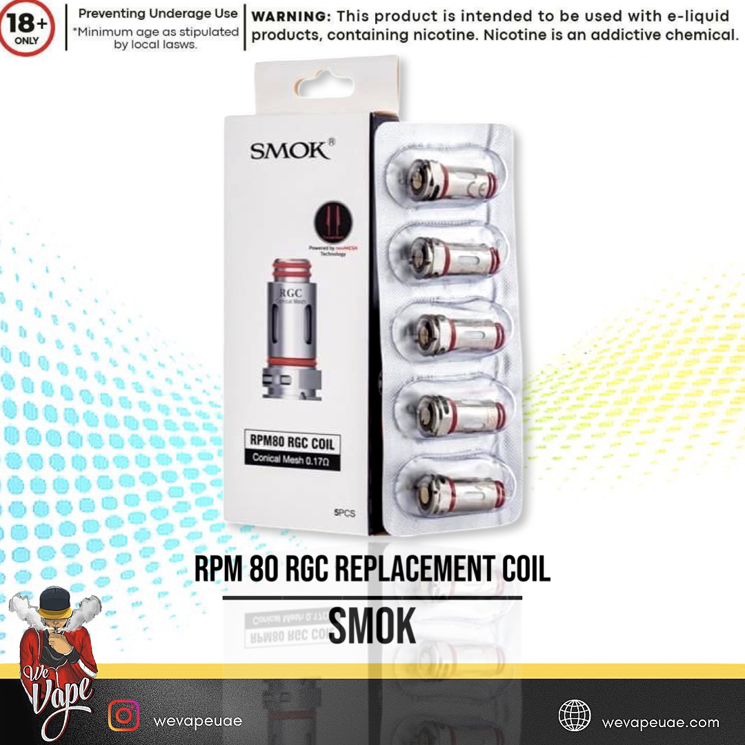 RPM 80 RGC Replacement Coil By Smok ( ON SALE !! )