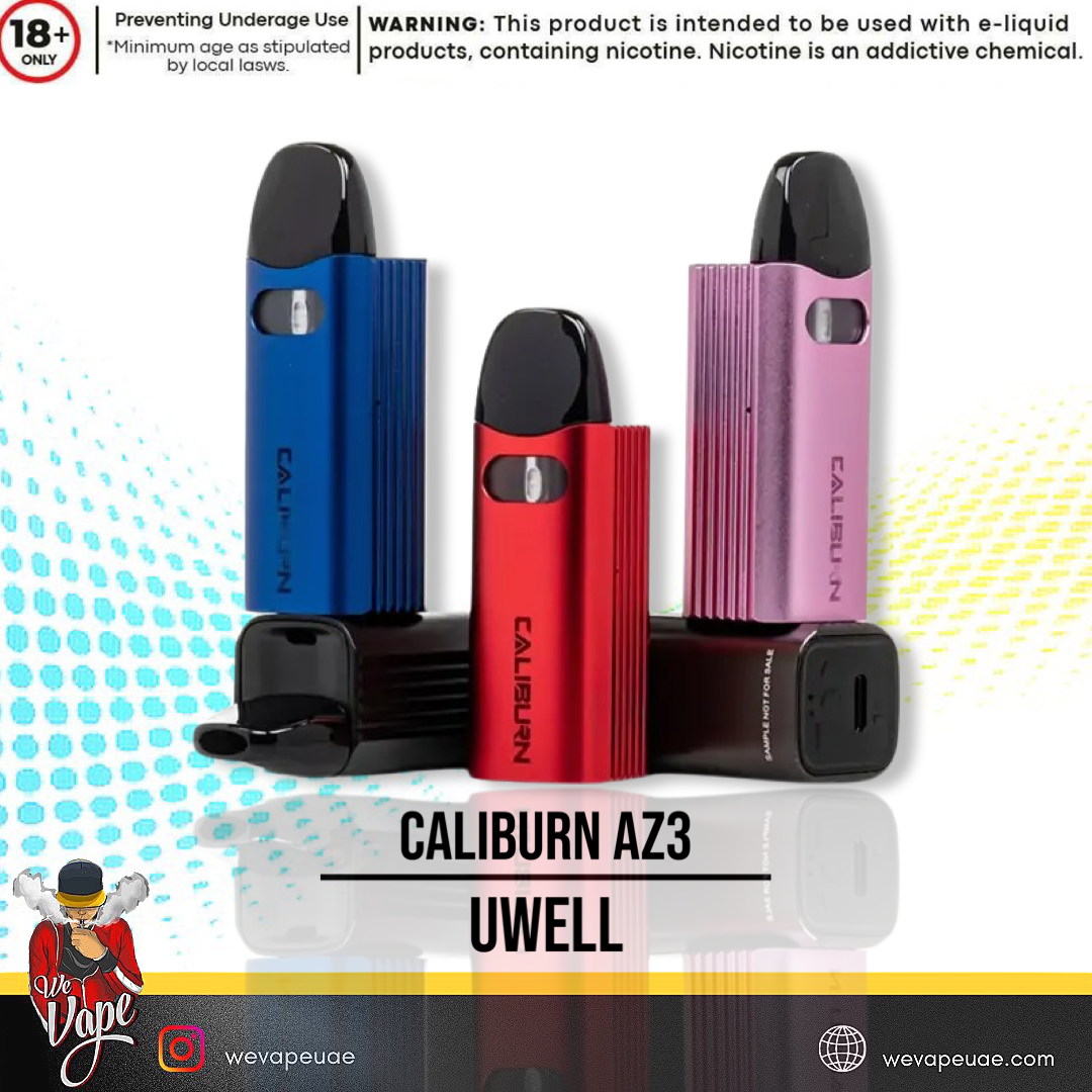 Caliburn AZ3 by UWELL - A sleek and powerful pod system for an exceptional vaping experience.