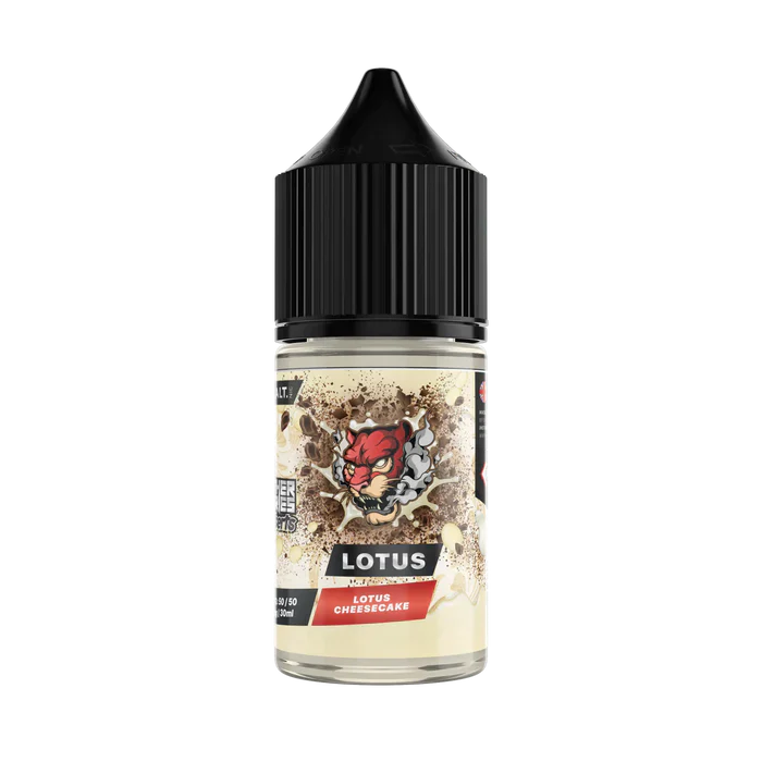 Lotus Cheesecake by DR. VAPES Saltnic - Rich and velvety cheesecake-flavored e-liquid.