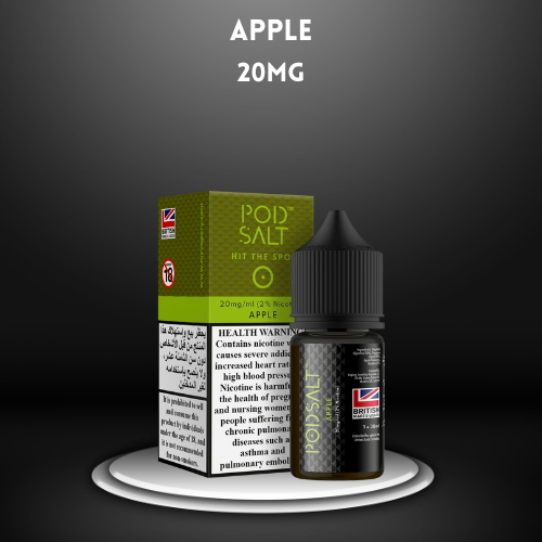  Apple by PODSALT Saltnic - Authentic Apple Flavor E-Liquid