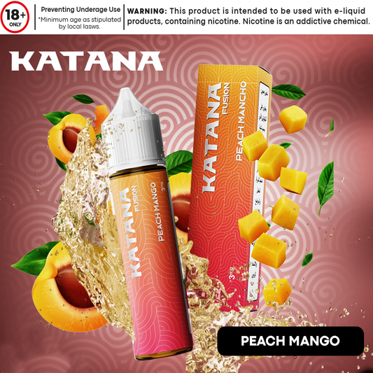 KATANA VAPE - Fusion Series - Peach Mango (3mg - 60ml)