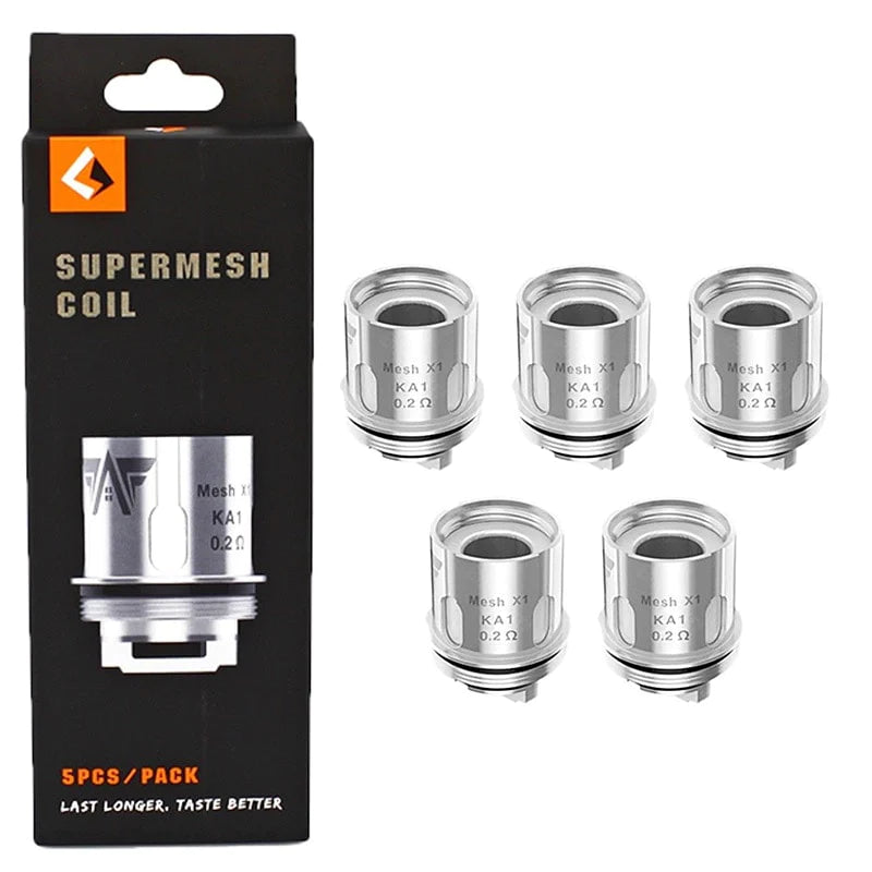 Geek Vape Supermesh Replacement Coils - High-performance mesh coils for enhanced vaping experience in UAE.
