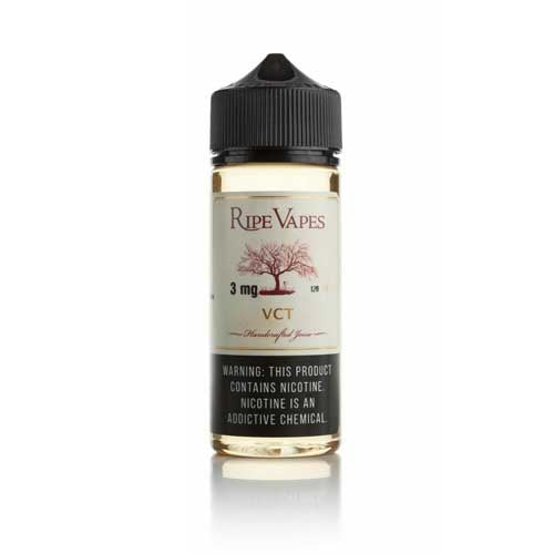 VCT 120ml E-Liquid Bottle by Ripe Vape - Gourmet Vanilla Custard Flavor with 3mg Nicotine