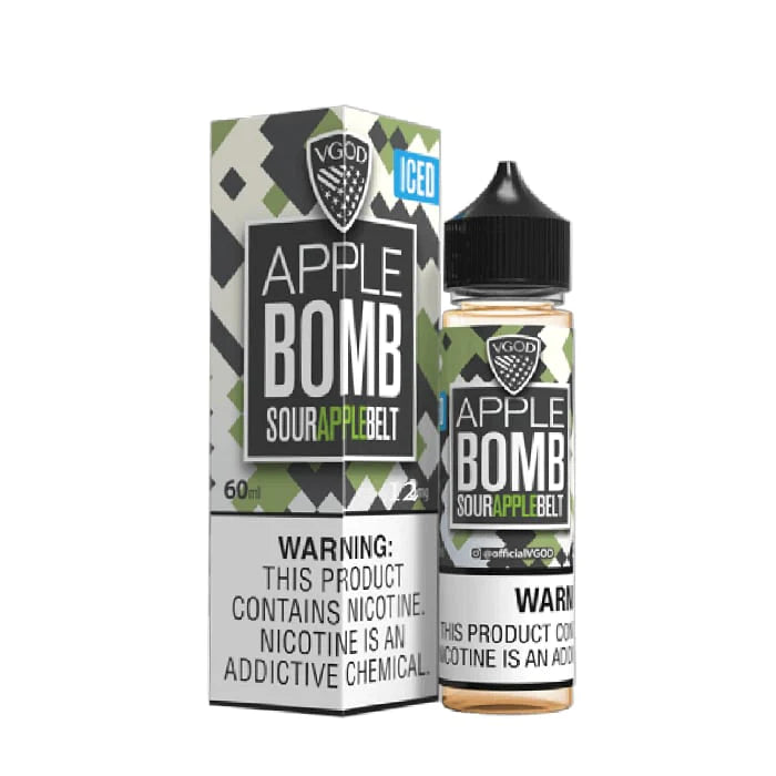 Apple Bomb Iced by VGOD - Premium apple and menthol e-liquid