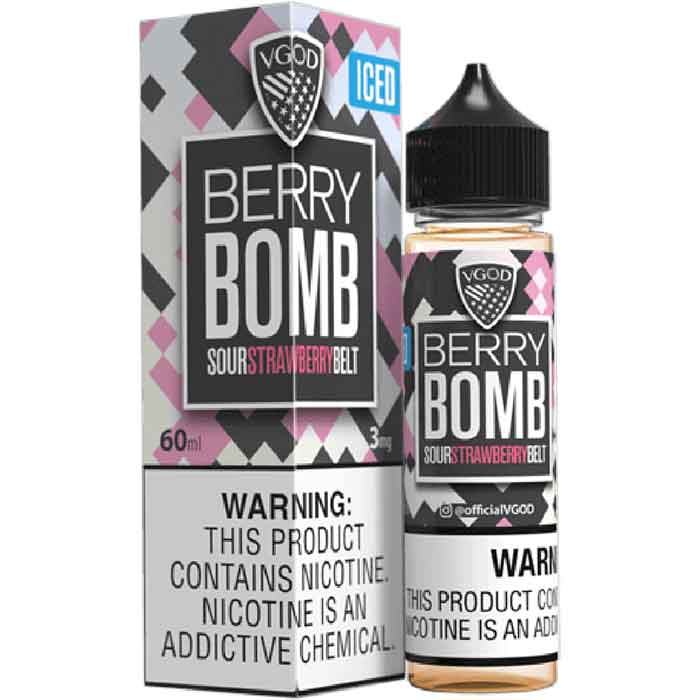Berry Bomb Iced by VGOD - A delightful blend of ripe berries with a refreshing icy kick. Available for online purchase.