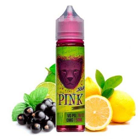 Pink Sour by Panther Series 60ml - A vibrant blend of sweet and tangy flavors. Available for a refreshing vape experience.