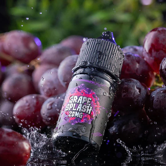 Grape Splash by SAMS VAPE Saltnic - A burst of grape flavor in every drop.