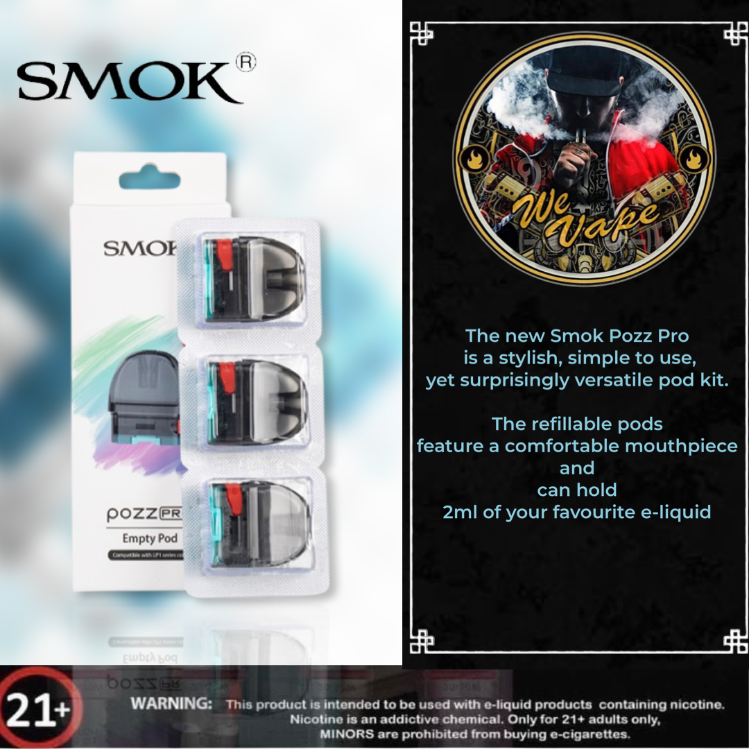 The new Smok Pozz Pro is a stylish, simple to use, yet surprisngly versatile pod kit.