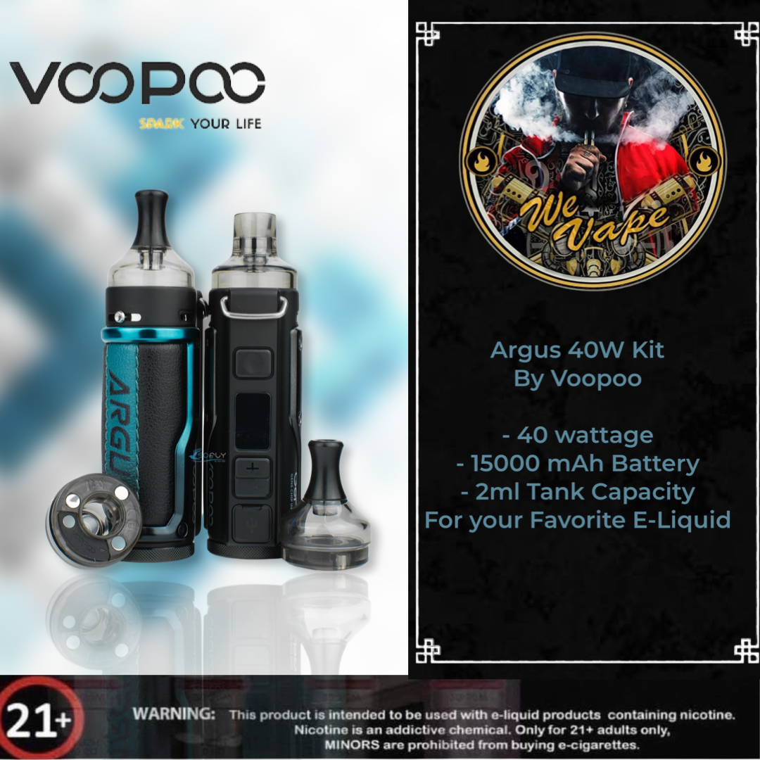 Argus 40W Pod System By Voopoo - Versatile and powerful vaping device with advanced features and exceptional performance.