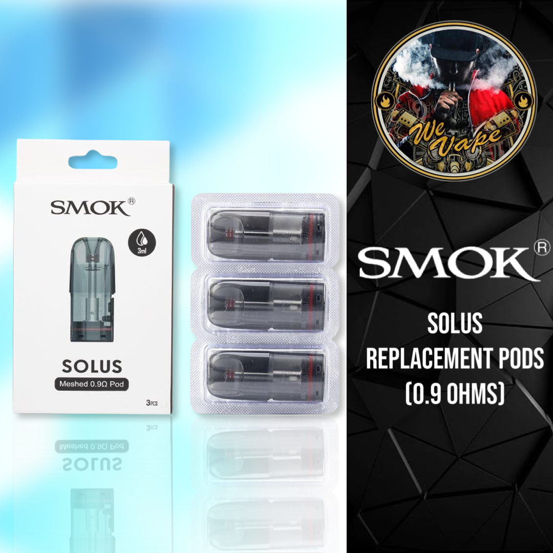 SOLUS REPLACEMENT PODS By SMOK- [0.9 OHMS]