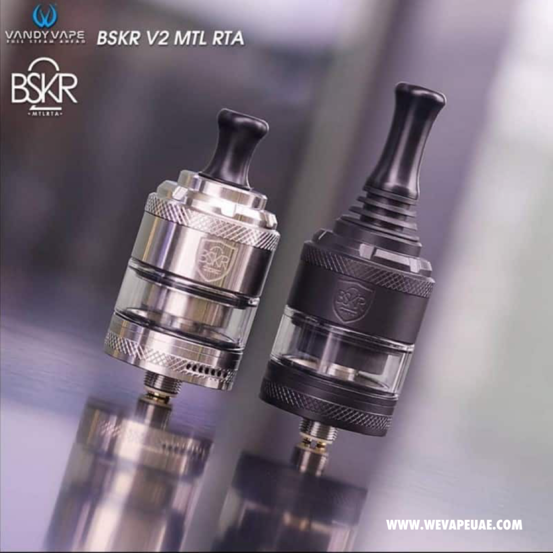 Vandy Vape BSKR V2 MTL RTA - Precision airflow, easy building, and exceptional flavor in a compact tank.