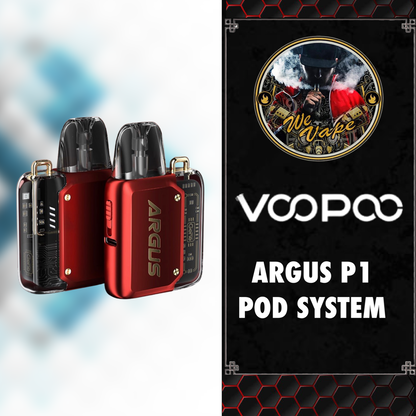 Argus P1 Pod System By VOOPOO - Elevate your vaping experience with the powerful and versatile Argus P1 Pod System available on We Vape.