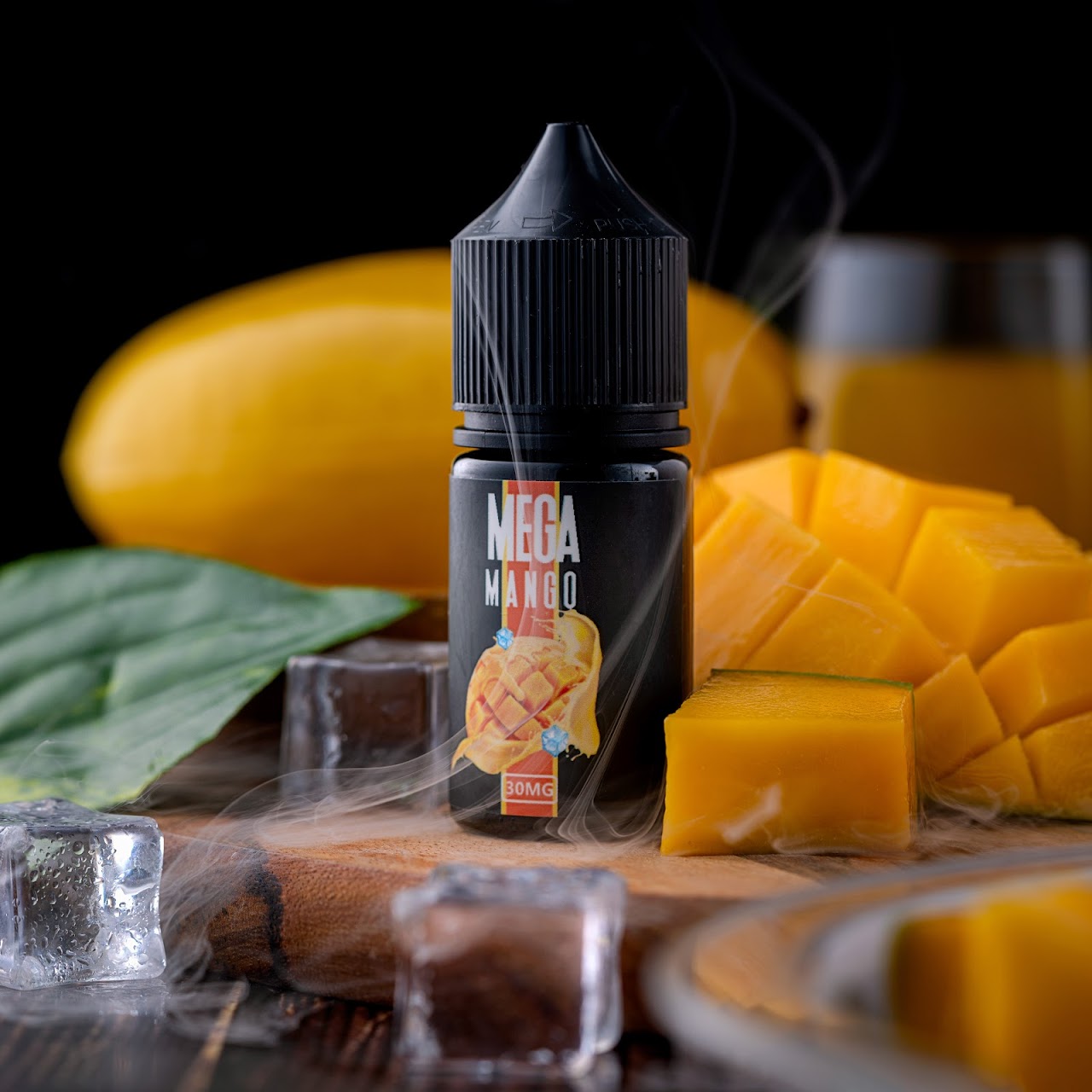 Mega Mango by GRAND - Enjoy the taste of real mangoes in Saltnic e-liquid form for a delightful vaping experience in the UAE.