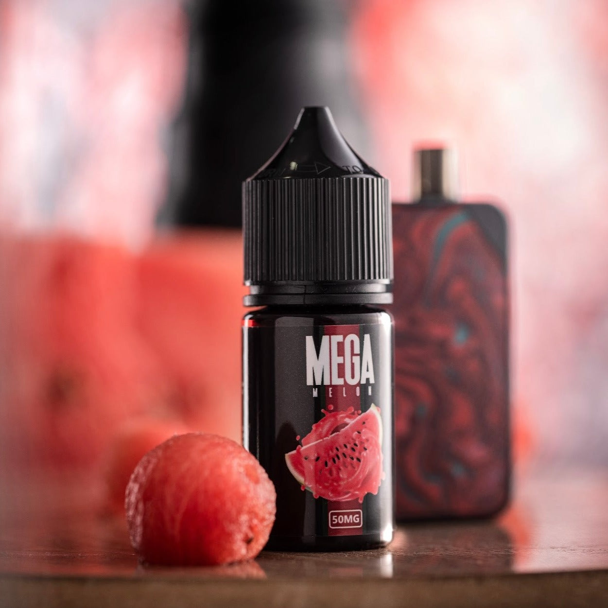 Mega Melon Saltnic by GRAND - A melon-infused vaping delight for a refreshing experience.