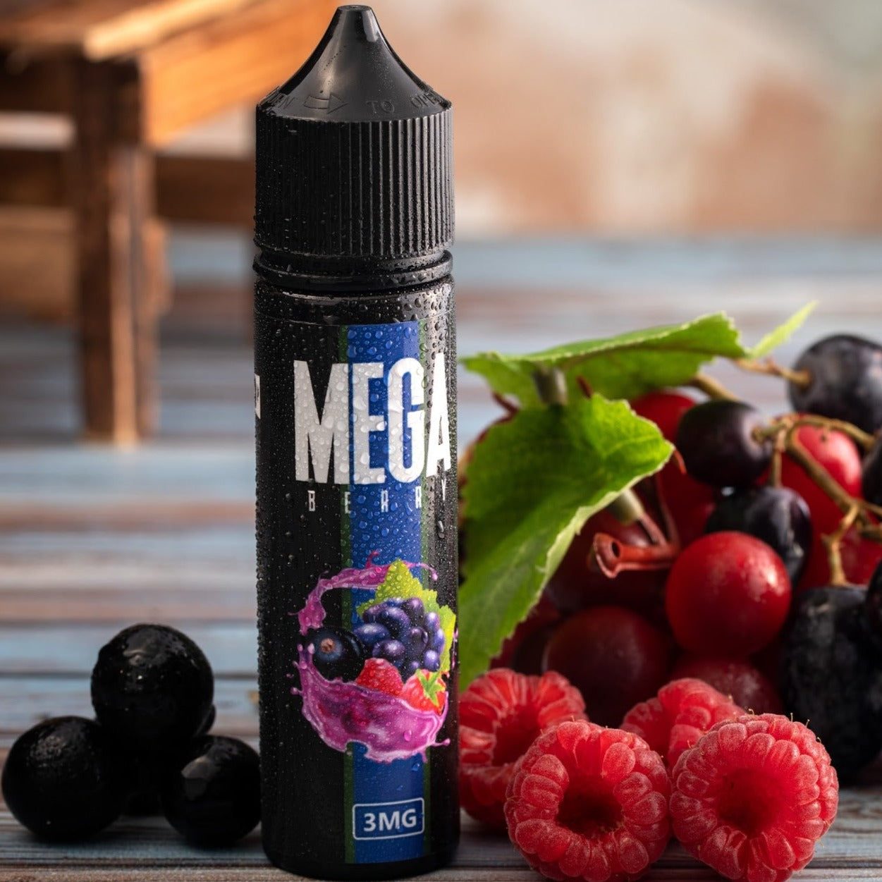 Mega Berry by GRAND - An exquisite blend of ripe berries in e-liquid form, perfect for a fruity vaping experience