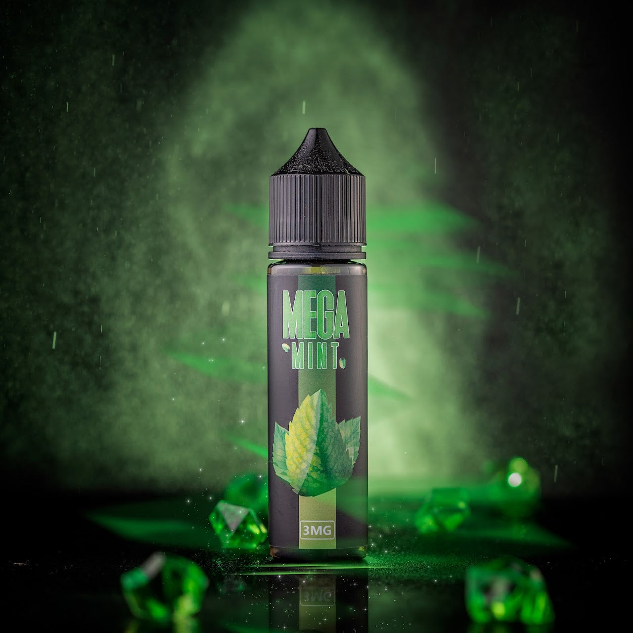 Mega Mint by GRAND - A refreshing blend of authentic mint flavors in e-liquid form for an invigorating vaping experience.