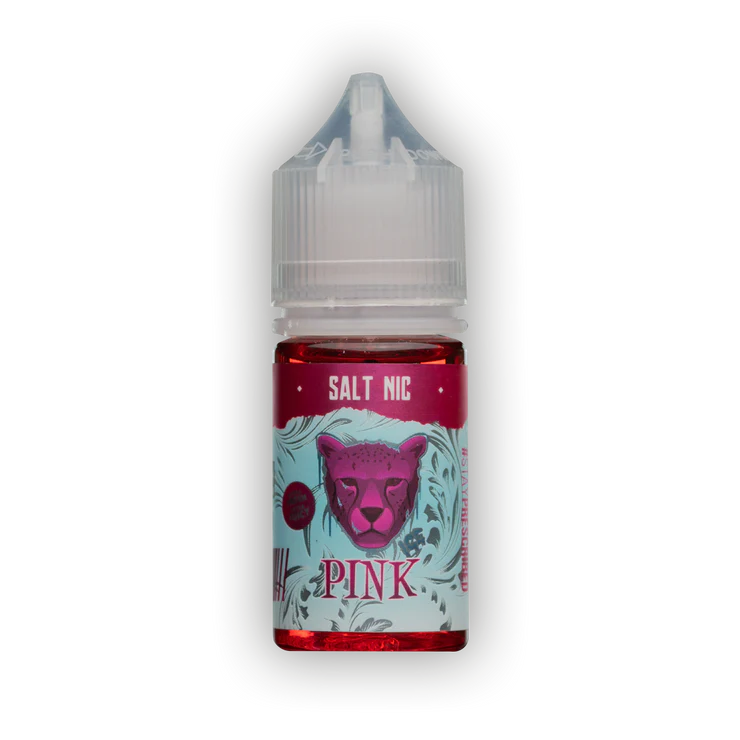 Panther Series Pink Ice by DR. VAPES (Saltnic) - A fusion of fruity sweetness and invigorating coolness. Available for a refreshing vape experience.