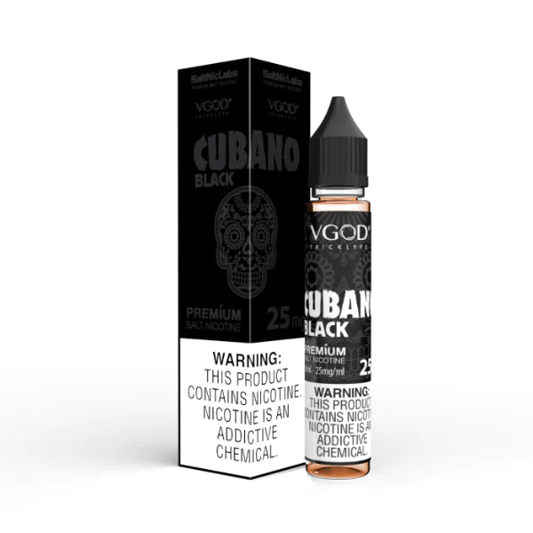 Cubano Black by VGOD (Saltnic): A Modern Twist on Classic Cuban Tobacco for Sophisticated Vaping