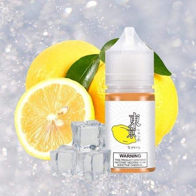 Iced Lemon by TOKYO Saltnic - A blend of zesty lemons and refreshing coolness in every vape.