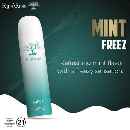Vapes 3000 Puffs Disposable Vape - Mint Freez Flavor: Experience the invigorating chill of icy mint, providing a refreshing and minty vaping sensation.
