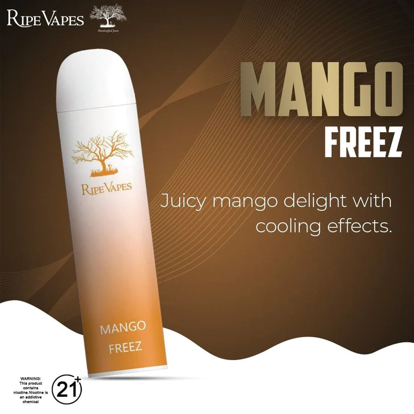 Mango Freez Flavor: Enjoy the tropical goodness of ripe mango with a cool and refreshing twist, delivering a delightful and fruity vaping experience.
