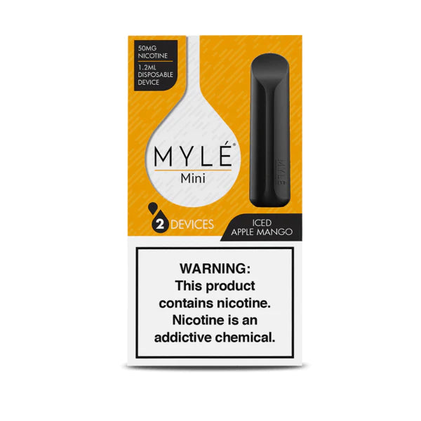 MYLE Mini 500 Puffs Disposable Vape - Wide Variety of Flavor Options