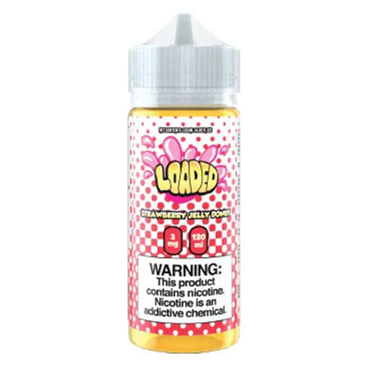 Strawberry Jelly Donut E-Liquid 120mL Bottle – Indulge in the delightful taste of strawberry-filled donuts with every puff.