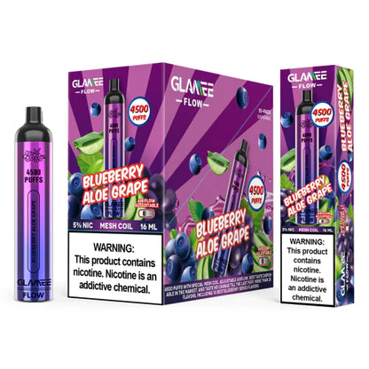 Glamee - 4500  Blueberry Aloe Grapes: Indulge in the luscious blend of sweet blueberries, soothing aloe, and juicy grapes