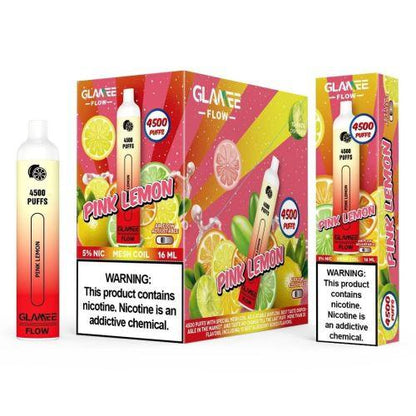 Glamee - Pink Lemon: Experience the zesty and refreshing flavor of tangy pink lemonade.